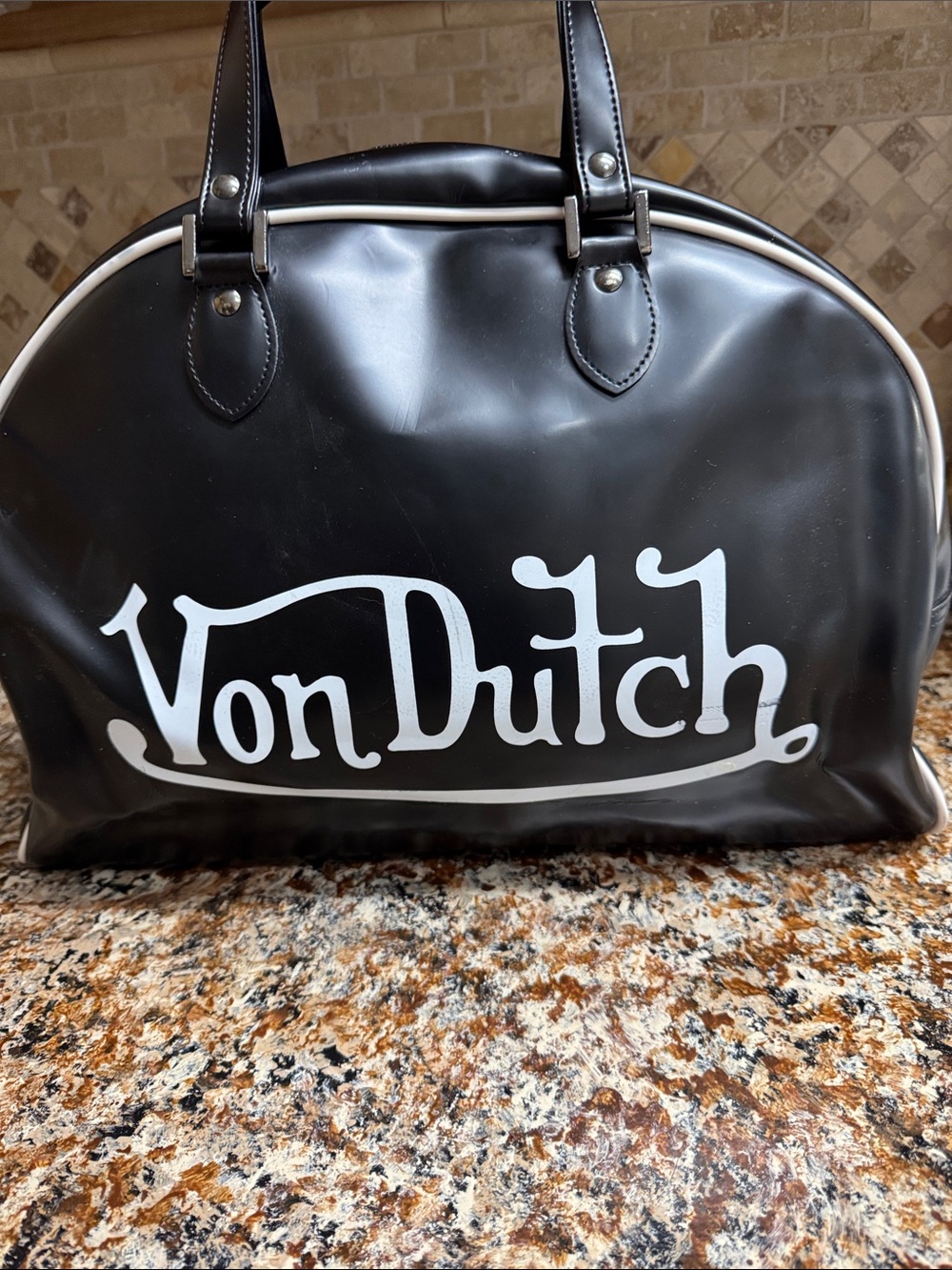 Large Von Dutch bowling bag